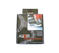 A-SIDER Poignée de réservoir Black Edition 6 vis noir BMW, noir