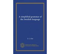 A simplified grammar of the Swedish language