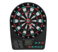 A sixx Jeu de fléchettes à Score Automatique, Jeu de fléchettes électronique, écran de Notation LCD à Piles pour l'extérieur à la Maison((Electronic Target))