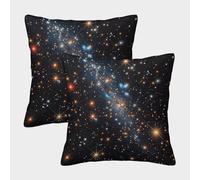 A Sky Full of Galaxies Housse De Coussin Ensemble De 2 Star The Outer Space Cosmic Spacetime Housse De Coussin Décorative Confort Et Douceur Garantis Coussins Pour Animaux De Compagnie 40x40cm