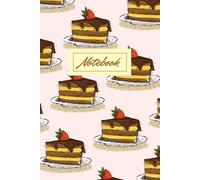 A Slice Of Cake Served On A Plate: Notebook
