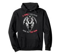 A Smile Can Also Hide All The Pain - Manga Anime Loup-Garou Sweat à Capuche