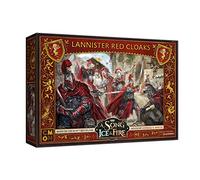 A Song of Ice and Fire Jeu de figurines de table Lannister Red Cloaks Unit Box - Soldats d'élite pour des batailles épiques Jeu de stratégie pour adultes, à partir de 14 ans, 2 joueurs et plus, 45 à