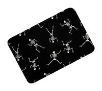 à Squelette d' - de Sol de Squelette d' Spooky, de paillasson de | à Douche décorative Soomness Bathmat Chambre, Motif de piège à Clown, t