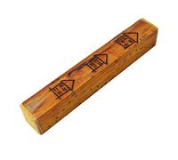 A-Star Bâton de Pluie en Bois Authentique Fait à la Main Bloc de Bois - 25cm - Instrument à Effet Sonore