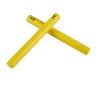 A-Star Claves bois jaunes, 20cm - 2pcs/paire - Baguettes rythmiques
