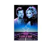 A Star Is Born Out Film Art Poster Peinture décorative sur toile Art mural pour salon, chambre à coucher, art mural, impression d'image moderne, décoration de salle familiale, 20 x 30 cm
