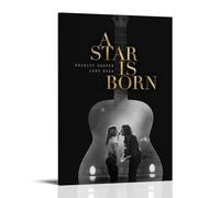 A Star Is Born Out Movie Art Poster décoratif sur toile pour salon, chambre à coucher, art mural, impression d'image moderne, décoration de salle familiale, 60 x 90 cm