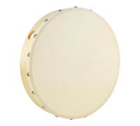 A-Star Tambour à main pré-réglé de 10 pouces, tête en peau naturelle, tambour à cadre de 25 cm de diamètre