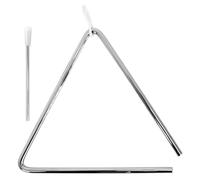 A-Star Triangle musical traditionnel en métal - 20 cm avec batte en métal