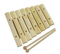 A-Star Xylophone Soprano Diatonique à 8 Notes en Bois avec Deux Battes en Bois - C6 à C7