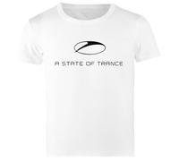 A State of Trance T-Shirt Blanc pour Hommes, Régulier