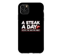 A Steak A Day Carnivore Diet Anti-Vegan Anti-Végétarien Coque pour iPhone 11 Pro Max