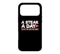 A Steak A Day Carnivore Diet Anti-Vegan Anti-Végétarien Coque pour iPhone 17 Pro Max