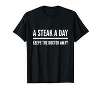 A Steak A Day Carnivore Diet Anti-Vegan Anti-Végétarien T-Shirt Graphique avec Valeur