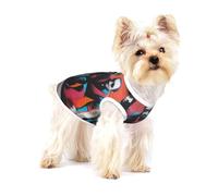 A Street Art Chemise en coton pour petit animal de compagnie - Respirante, douce, confortable et élégante pour un usage quotidien