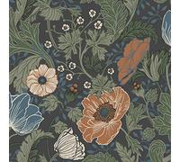 A-Street Prints 2948-33003 Papier peint Motif floral anémone Multicolore