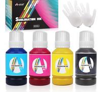 A-SUB 600 ML Recharge d'encre de Sublimation, Remplissage Facile pour Les imprimantes Epson EcoTank série ET1800 ET2700 ET2800 ET3700 ET3800 ET4700 ET4800 ET5800 ET14100 ET16100 ET16600