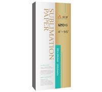 A-SUB Lot de 100 feuilles de papier de sublimation pour tasse - 120 g/m² - 102 x 241 mm - Compatible avec imprimantes à sublimation Epson, Sawgrass, Ricoh, Brother