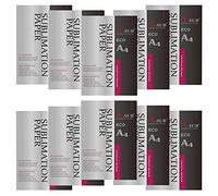 A-SUB Papier de sublimation A4, 210x297 mm, 1000 feuilles, compatible avec les imprimantes à sublimation EPSON, SAWGRASS, RICOH, Brother