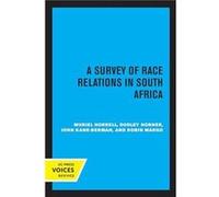 A Survey of Race Relations in South Africa 1972 by Robin Margo Paperback Book Robin Margo (Auteur)