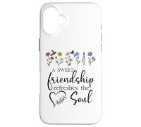A Sweet Friendship Refreshes Soul Sisters Bestie Best Friend Coque pour iPhone 16 Plus