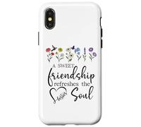A Sweet Friendship Refreshes Soul Sisters Bestie Best Friend Coque pour iPhone X/XS