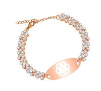 à symboles réglable et robuste avec accent de zircon pour une sécurité améliorée et un en cuivre et zircone