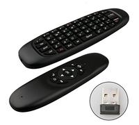 A-szcxtop C120 2.4 GHz Wireless Fly Air Mouse Gyroscope + Keyboard for Android iOS Windows OS (Black), [Import UK]
