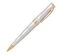 A. T. Cross Sauvage Stylo à bille Platinium brossé