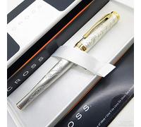 A. t. Cross Sauvage Stylo roller gebuerstetes Platinium