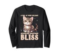 A Tail of Pure Delight American Shorthair Bliss Cat Lover Manche Longue