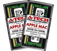 A-Tech Lot de 2 barrettes de mémoire RAM SO-DIMM DDR4 2666 MHz SODIMM PC4-21300 / PC4-21333 260 broches SO-DIMM 32 Go (2 x 16 Go) pour Apple iMac et Mac Mini (2018, 2019 et 2020)