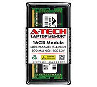A-Tech Module de mémoire RAM 16 Go pour Crucial CT16G4SFRA266 | DDR4 2666 MHz PC4-21300 1,2 V SODIMM 260 broches
