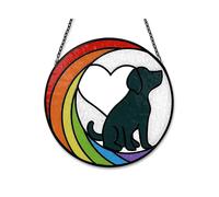 (A) Thoughtful Pet Departure Souvenir Handmade Memory Present Beautiful Sympathy Ornament Decor for Dogs Who Passed Away