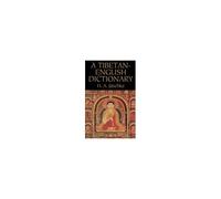 A Tibetan-English Dictionary