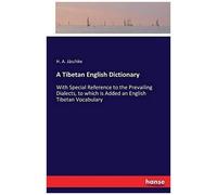 A Tibetan English Dictionary