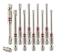 À Tige Hexagonale 10 Pièces 65 mm Acier S2 Magnétiques Universelles