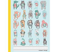 A To Z Animal Minimal Words For Kids: Dotted Mid Line And Picture Space Exercise Book Early Learning Age 1-3, Easy, Funny, Cute (Beginner Books)