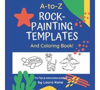 A to Z Rock Painting Templates and Coloring Book