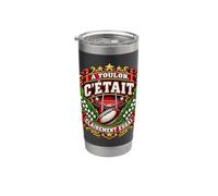 À Toulon C’était Clairement Essai Humour Rugby Gobelet isotherme en acier inoxydable double paroi
