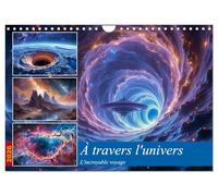 À travers l'univers-L'incroyable voyage (Calendrier mural 2026 DIN A4 horizontal), CALVENDO calendrier mensuel