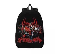 À travers Spider-Man Spider-man pour les adolescents etudiant École Sacs à dos Sac à dos Élémentaire Lycée Collège Randonnée Noir