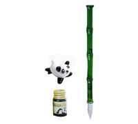 à trempette en verre - de calligraphie artistique, ensemble débutant, support élégant avec encre et panda pour l'écriture créative | Dessin Lettring Art Supplies Decoration Gift Set