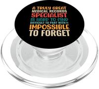 A Truly Great Medical Records Specialist is Hard to Find PopSockets PopGrip pour MagSafe