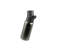 A/U Re-Steel Bouteille en acier inoxydable Kit de démarrage original avec gousses de 3 saveurs, sans sucre I Bouteille isotherme de 480 ml avec goût, garde l'eau froide pendant 14 heures I Dusky