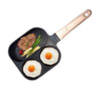 à œufs - à petit-déjeuner, à crêpes en céramique antiadhésive, à omelette, cuisinière 3 compartiments pour cuisinière à induction, cuisine maison, barbecue, restaurant, hamburg
