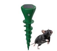 à ultrasons pour Animaux - Imperméable - Solaire pour Animaux - Taupe, écureuil, Raton Laveur, Chat, Chien, Jardin extérieur