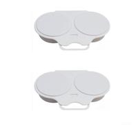 à Vapeur Plastique Résistant Chaleur à Vapeur Plastique Résistant(White) | Cuisson rapide 3 min, pour feu ni poêle, pour idéal matin pressé, plastique sûr, design ergonomique