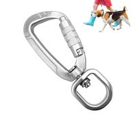 à Verrouillage - Boucle Polyvalente à Clip 4KN | Hamac de Camping, de randonnée, de randonnée, mousquetons à vis Robustes, équipement de Plein air de Voyage, de pêche, de Gym, Accessoire de